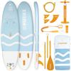 HUIIKE Tavola Sup Gonfiabile Adulti con Accessori Inclusi, Pagaia, Pinne, Pompa. Stand Up Paddle Board con Grande Stabilità e Resistenza. 305 x 84 x 15 cm, Carico Massimo 130 kg