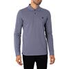 Timberland Uomo Polo a Maniche Lunghe Millers River Pique Slim, Blu, XXL