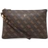 Guess Pochette Medium Pouch Hull PMHULOP5238 Marrone Scuro Marrone