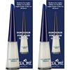 Herome Smalto Rinforzante Unghie Forte Senza Formaldeide. Smalto Rinforzante Unghie Fragili Curativo per Unghie più Dure e Lunghe in 30 Giorni (Nail Hardener Strong) - 2 * 10ml.