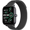 TOOBUR Orologio Smartwatch Donna Uomo, 1.8 Fintess Tracker con Alexa, Chiamate Risposta, 100 Sport, Contapassi e Cardiofrequenzimetro, Impermeabile IP68 per il nuoto, Compatibile con iOS Android