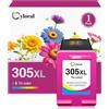 Cyloral 305XL Colore Cartucce d'inchiostro Compatibile Con DeskJet 2800e 2810 2810e 2820 2820e 2720e 2732 2320 2710 2721 2722 2723 4110e 4120e 4122e 4130 ENVY 6020e 6420e 6022 6400 6430 per HP 305 XL