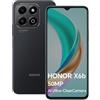 HONOR X6b Smartphone 4GB 128GB, 5200mAh Batteria, 50MP Fotocamera, 6.56 90Hz TFTLCD, Android 14, Dual Sim, NFC, compatibile solo con JDY-LX1), Nero