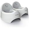 BABYLON Vasino per bambini Nautilus anti scivolo Vasino per bambini wc, colore: Bianco, set 2 pezzi