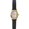 Timex Orologio da Donna Main Street 18 mm, Cinturino in Pelle Nera, Quadrante Madreperla, Cassa Dorata, TW2W82600