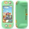 HEATFUN Custodia protettiva in silicone per Nintendo Switch Lite con pellicola protettiva per schermo e 6 impugnature per pollice - Animal Crossing verde