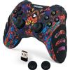 DuLingKer Controller PC Wireless, Controller PS3 PC Joystick con Hall Effect Joystick e Doppia Vibrazione, Wireless 2,4G Gaming Gamepad per Windows 11 10 8 7, PS3, Android TV, Steam, Raspberry Pi