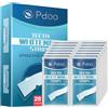 Pdoo Strisce Sbiancanti Denti Professionale 28 Pezzi - Kit Sbiancamento Denti a Casa Senza Perossido Effetto Rapido per Denti Sensibili e Bianchi in 7 Giorni - Professional Teeth Whitening Strips