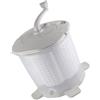 CFTGIW Lavatrice per Lavatrice a Mano Portatile Manuale per Dormitorio in Campeggio Campeggio Grigio Nordico Lavaggio