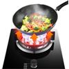 KKJPL Fornello A Gas Portatile, 7,0 KW, 9 Cavità, Fuoco Grande, Piano Di Cottura In Vetro Temperato Nero Con Protezione Antispegnimento For Cucina Domestica, Campeggio All'aperto(NG)