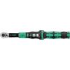 Wera Click-Torque Lock A 6 Chiave dinamometrica regolabile, funzione Torque Lock, cricchetto reversibile, serraggio destrorso, 2.5-25 Nm, 1/4 x 2.5-25 Nm