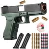 Tanibz Pistola Giocattolo, Soft Foam Bullet Blaster Toy Ricarica Manuale Espulsione Automatica di Bullet Cases per Bambini 12+ Giocattoli Educativi Modello di Pistola