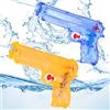 IHLOOTD Pistola Acqua Bambini 2 Pezzi Set di Mini Pistole ad Acqua Blu e Arancione Giocattolo Pistola Acqua per Bambini Feste Estive, Piscine, Giardini, Spiagge