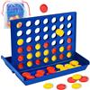 VingaHouse 4 in Linea Gioco-Quattro, Giocattoli di Giochi da Tavolo, Giochi di Società per Bambini e Adulto, Classico Portatili da Viaggio, Giochi Educativi Regalo per Bambini 3 4 5 6 [Grande]