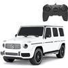 CMJ RC Cars Auto RC Mercedes-Benz G63 AMG con licenza ufficiale, scala 1:24, bianco - auto radiocomandata con ammortizzatori sulle ruote anteriori, adatta per uso interno ed esterno