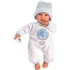 Llorens 1030009 - Bambola Cuquito con occhi blu, bambola con corpo morbido, 30 cm
