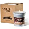 M&SENSE Candele Profumate al Caffè Mocha e Cioccolato, 200g | Durata 48 Ore | Non Tossica per Casa/Ufficio | Idee regalo donna o Regali di Natale