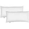Bodyprotect Set di 2 cuscini Ecoline 40 x 80 cm, cuscino per dormire, cuscino da letto 40 x 80 cm, 100% microfibra, imbottitura, cuscino per letto anallergico, lavabile, prodotto nell'UE