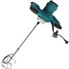 Qussse Mescolatore per malta 2100 W, agitatore professionale, miscelatore per calcestruzzo, 6 marce, miscelatore per calcestruzzo, fango di cemento e fango