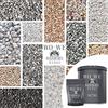 WO-WE Tappeti pietra per esterni 2m² protezione UV ghiaia marmo resina 25kg - Rosso 1-4mm