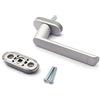 Schüco 269700 - Maniglia per finestra, linea design con sicurezza per bambini, in alluminio C0
