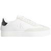 Calvin Klein Donna Sneakers con Suola Preformata Classic Low in Pelle, Multicolore (Lilac Ash/Eggshell), 38