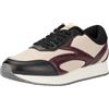 Calvin Klein Retro Runner Multilayer YM0YM01117, Scarpe da Ginnastica Uomo, Beige (Eggshell/Bitter Chocolate), 44.5 EU