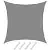 AMANKA 98% Protezione UV: Vela Ombreggiante Impermeabile 4x4 - Tenda da Sole per Esterno Parasole Vela Telo Pergola Tela Ombreggiante da Giardino Tenda Terrazzo Esterno Telo Impermeabile Esterno 4x4