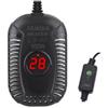 JULIAQUA Riscaldatore per acquario con indicatore di temperatura, scaldabagno regolabile, asta riscaldante per pesci, riscaldamento per tartarughe 25 W/50 W/100 W/150 W (100W)