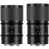 SIRUI Saturn 50mm, 75mm Set obiettivo T2.9 1.6X Full Frame carbonio fibra Anamorphic Lens, Cine Cinema obiettivi lens lenti lente Lente inferiore a 500g (Nature Flares, E Mount)