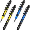 Mudder, Set da 4 cacciaviti tascabili 4 in 1, multiuso, portatile, con cacciaviti a penna con testa a croce e a taglio, ideali per riparazioni