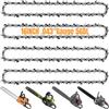 Eyoloty Confezione da 4 catene per motosega da 40,6 cm per barra da 40 cm, 56 maglie, passo 3/8, calibro 0,1 cm, catena di ricambio adatta per Dewalt, Dolmar, Echo, Ego, Makita, Greenworks, Husqvarna