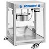 Royal Catering RCPS-1350 Macchina per Popcorn Professionale Popcorn Maker (1350 W, ca. 6 kg/h, Acciaio Inox, Rivestimento Teflon, Paletta incl.)