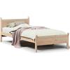 vidaXL Letto Senza Materasso 75x190 cm in Legno Massello Pino, Telaio Letto, Letto, giroletto, mobili per Camera da Letto, Base Letto, Letto Singolo