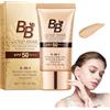Nurvidis BB Cream, Crema Viso Colorata BB, Crema Solare Viso Colorata SPF 50+, Crema BB Per La Protezione Solare, Uniforma Il Tono Della Pelle E Riduce Le Rughe, 40g (Colore Naturale)