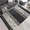 Mazovia Tappeto Salotto Moderno Pelo Corto - Tappeti Soggiorno Turchi Originali - Tappeti Camera da Letto - Tappeti Salotto Grandi Dimensioni - Grigio - 80x150 cm