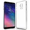 N NEWTOP Newtop Cover Compatibile per Samsung Galaxy A6/A6 Plus 2018, Custodia Morbido TPU Clear Silicone Trasparente Slim Case Posteriore (per A6 Plus 2018)