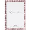 Lawrence Frames 4x6 argento metallo scintillante cornice - rosa morbido