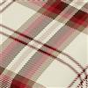 Catherine Lansfield Kelso Red Lenzuolo con angoli e federa bianca 90x200+50x80
