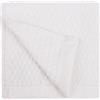 Everplush Diamond Jacquard - Set di 6 asciugamani da bagno, 33 x 33 cm, colore: Bianco
