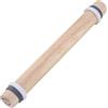 Dr. Oetker Mattarello da cucina in legno, per stendere pasta, mattarello con anelli distanziatori rimovibili da 2 mm e 5 mm, dimensioni 35 cm x Ø 4 cm