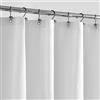ALYVIA SPRING Tenda da doccia in tessuto extra larga, impermeabile, morbida e leggera, con magneti, lavabile in lavatrice, 274,3 x 182,9 cm, bianco