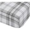 Catherine Lansfield Stags Grey Lenzuolo con angoli e federa bianca 90x200+50x80