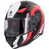 BI ESSE Casco da moto integrale Casco da moto Casco da strada rapido Unisex Adulto Cool Rider Biker Sport Crash Helmet Attrezzatura Quattro Stagioni Nuovo Casco da strada (ROSSO-NERO, M)