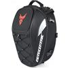 mjmoto Borsa da moto impermeabile da 38 litri, multifunzione, borsa per sedile posteriore per moto, ad alta capacità, zaino per motociclisti (rosso)