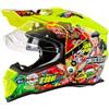 O'NEAL | Casco da moto | Enduro Adventure | Aperture di ventilazione per il massimo flusso d'aria e raffreddamento, visiera solare integrata | Sierra Helmet Crank V.22 | Adulto | Multi | Taglia S