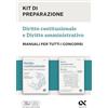 ALPHA TEST Kit di preparazione Diritto costituzionale e Diritto amministrativo. Manuali per tutti i concorsi