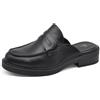 IF Fashion Scarpe Mocassini Sabot Mule Ciabatte da Donna Sintetica MP302-12 Nero N.40