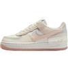 NIKE Air Force 1 Shadow, Sneaker Donna, Coconut Milk/Crimson Tint, 37.5 EU