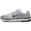 Nike P-6000, Sneaker Donna, Bianco/Nero-Argento Metallizzato, 35.5 EU